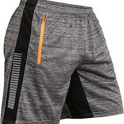 Men's Workout Athletic Shorts 5 inch Inseam Quick Dry Running Shorts Men Lightweight Sports Gym Shorts with Pockets-image-58