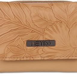 Women's Trendy Beige Faux Leather Wallet for Everyday Use(95-141)-2