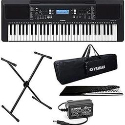 Yamaha PSR-E373 Digital Touch Sensitive Portable 61-Keys Keyboard With Stand, Gig Bag, Dust Cover, & Power Adapter.-1