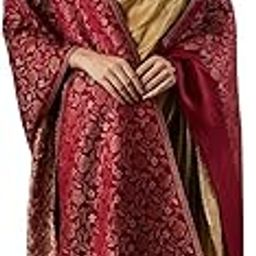 Women Gulnari Kaani Wool Blend Stole (Size : 71X203 CM)-30