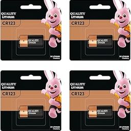 Imaginea CR123 Battery for Remote, Control, Clocks, etc High Power Lithium Batteries Suitable for use in Camera sensors, keyless Locks, Photo Flash and flashlights Home Safety & Security Devices-20