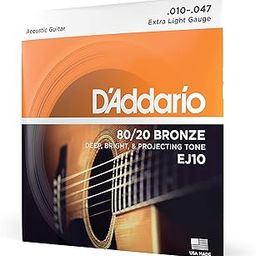 D'Addario EJ10 Bronze Acoustic 10-47 Extra Light Guitar Strings-picture-17