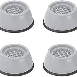 Plastic Washer Dryer Anti Vibration Pads with Suction Cup Feet Fridge Washing Machine Leveling Anti Walk Pads Shock Absorber Furniture Lifting Base (4 Pcs)-picture-7