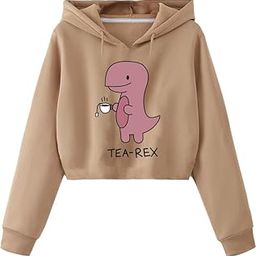 Crop Hoodie Sweatshirt Women Cute Casual Trendy Stylish Latest White Black Brown Girl Pink Lavender Beige 399 499 Under-image-87