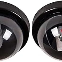 Dummy Fake Security CCTV Dome Camera Simulation Monitor with LED Flashing Light, Outdoor and Indoor Use for Homes & Business (Pack of 2)-picture-17