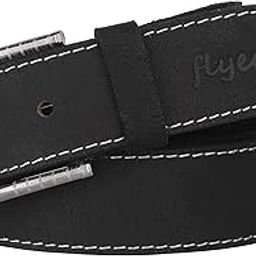 Men's Leather Belt (Formal/Casual) (Colour -Black) Buckle Adjustable Size Genuine Original Leather (BL3155)-image-28
