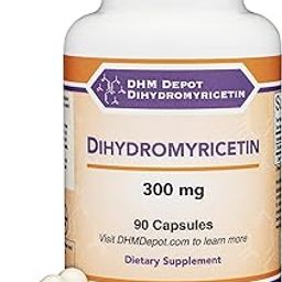 DIHYDROMYRICETIN (DHM) (HOVENIA DULCIS EXTRACT) FOR LIVER SUPPORT 90 CAPSULES 300MG ANALYSIS-16