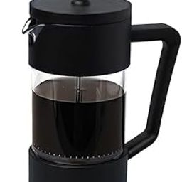 3D CREATIONS 800 ML Black French Press Coffee And Tea maker Stainless Steel filtration With 4 Stage Filtration-image-73