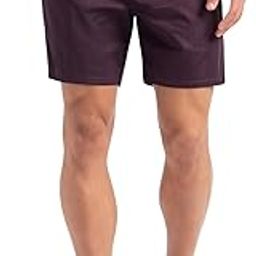 HG18 Men's Tencel Lyocell Cotton Checkered Boxer Shorts with Side Pocket-image-75