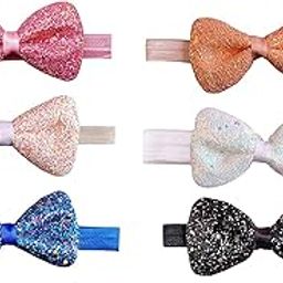 ANNACREATIONS Premium Designer Soft Flower Bow Hairband Headband Hair Accessories For Baby Girls (Multicolor-10)-8