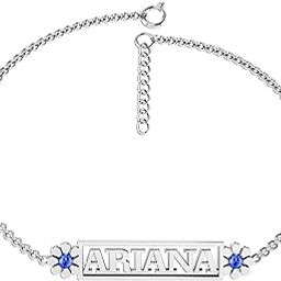 Personalized 925 Sterling Silver Bracelet for Women | BIS Hallmarked Customized Cut Out Name Bracelet | Custom Bracelet Jewelry Gift for Wedding Anniversary Birthday-image-48