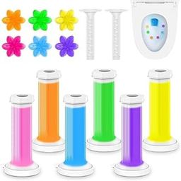 Toilet Air Freshener -Toilet Cleaner-Bathroom Cleaner Refills-Flower Gel Stamp (GEL-3)-image-6
