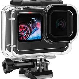 REFLEX CAMERA Waterproof 45m Underwater Dive Housing Case for GoPro Hero 12 11 10 9 – Protective 148ft Diving Shell with Quick Release Mount – Action Camera Accessory-16