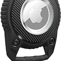 Airtag Dog Collar Holder Waterproof Airtag Holder for Dog Collar, Sturdy TPU, Lightweight,Pet AirTag Case Compatible Apple AirTag,Black-image-44