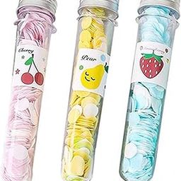 Portable Disposable Paper Soap | Tube shape Bottle | Confetti Hand Wash | Toiletry Paper Soap Sheets | Soap Flakes for Kitchen Toilet | Outdoor Travel Camping Hiking (Pack of 3)-2