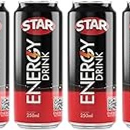 Star Energy Drink – Instant Energy Booster with Bold Flavor, 250ml Can (Pack Of 6)-image-78