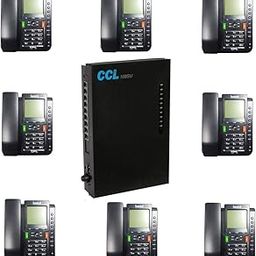 EPABX 108SU Intercom System CLI (Caller ID) with x8 Beetel M71 Landline Phone-22
