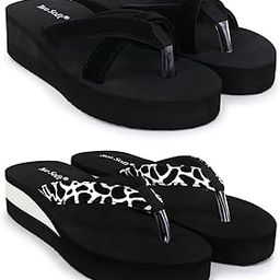 Women Pack Of 2 Combo Stylish Extra Comfort Lightweight Slippers-image-99