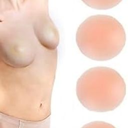 Reusable Silicone Nipple Cover Pasties Nipple Pads Bra Pad Nipple Covers Stickers Thin Silicone Nipple Cover Pasties(Beige)-image-9