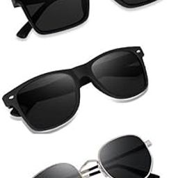 Unisex Combo offer pack of 3 shades glasses Square Sunglasses Rectangle Retro Vintage Narrow Women::Men Small Narrow Square Sun Glasses Combo offer pack of 3 3IN1-0070-image-67