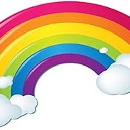GovardhanSons - Rainbow Wall Stickers - Vibrant Cartoon Colored Rainbow Decals for Home Walls, Living Room Décor - Removable Vinyl Wall Art Kids Room Wall Stickers (45 CM X 45 CM - Pack of 1) EAM-14-image-40