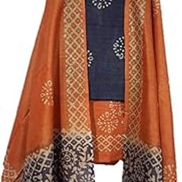Women's Cotton Silk Batik Print Unstitched Salwar Suit Dress Material With Duputta-image-39