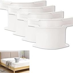 Deoxys The Original USA Patented Clip – Secure Sheet Holder with Heavy-Duty Mattress Straps – No More Loose Bedding, Universal Fit, Easy One-Time Installation-Bed Sheet Clips Fasteners-White-32