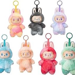 OWILENS Lavubu orignal big soft Doll Keychain – 16cm Soft Multicolor Bunny Toy in Blind Box | Lubbubu Character Collectible for Girls & Bag Accessories – 1 Piece (MULTICOLOR)-image-5