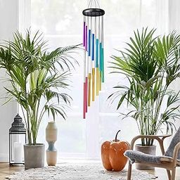 NATURE’S MELODY Wind Chimes for Home Positive Energy | Wind Chimes for Balcony Bedroom with Sweet Sound |Multi Color Aluminum Chime Gives Unique Relaxing Sound (36 inches)-image-30