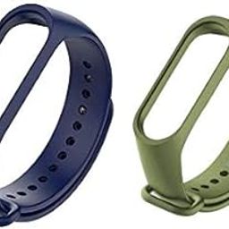 Wristband Band Straps for Xiaomi Original Mi 3 & Mi 4 Bands (Combo Pack, Pack of 2) (Navy Blue, Military Green, Xiaomi Mi Band 4 Original)-12