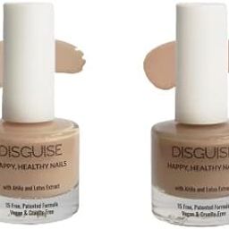 Disguise Cosmetics Nail Polish with Lotus Extract |100% Vegan Gel Based Nail Paint|Quick-drying, Chip resistant, Long Lasting|Beachy Peachy & Melanin 3AHAs Complex with Lotus extract-picture-42