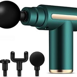 Gun Massager for Full Body Pain Relief, Rechargeable Cordless Deep Tissue Massage Machine for Legs & Arms, Use at Home, Gym & During Travel (Green)-image-21