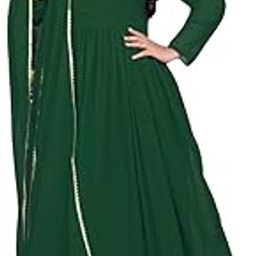 Aika Creation Women's Georgette Solid Readymade Gown Monaa-New-picture-17