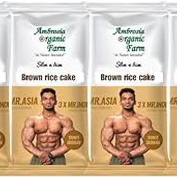 Ambrosia Organic Farm Brown Rice Cakes Gym Edition (Pack of 4)-image-13