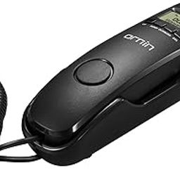 Ornin T112 Trimline Corded Telephone with Caller ID (Black)-17