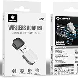 Lenyes LR204, Wireless Bluetooth USB Adapter, Bluetooth v5.1, Plug-and-Play, Universal Compatibility, HD Sound Effects, 3.5mm Car Kit Music Receiver for Home/Car Stereo Sound System, Portable Speaker-21