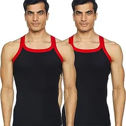 rupa frontline Sleeveless Gym Vest for Men, 100% Cotton Material, Pack of 2 Assorted-picture-4