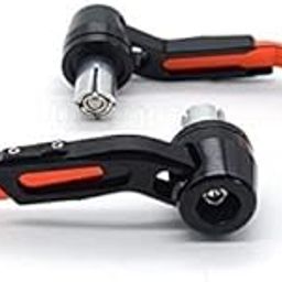 SGTB Handlebar Clutch Brake Levers Guard Hand Protector Bikes Beneli 300 600 MT 15 MT 09 Triumph Speed Scrambler R15 V3 V4 Hero Mavrick Xtreme Enfield Interceptor Continental GT Orange-8