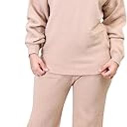 camey Women's Long Sleeve Round Neck woolen Co-Ord Set-picture-35