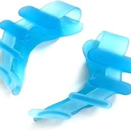 Digital Shoppy 1 Pair Silicone Bunion Corrector Hallux Valgus Toe Separators Straightener Hammer Toe Support Spacers for Men and Women (Blue Color)-picture-25