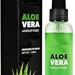 Aloe Vera Make Up Fixer/Setting Spray | Long-lasting, Waterproof Sweatproof, Smudgeproof | All Skin Types | Fine For Make Up | 130 ML (U-7)-image-57