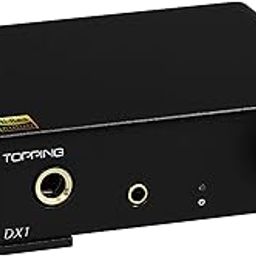 Topping DX1 Mini Stereo DAC Headphone Amplifier Combo - 280mW x2 Powerful Output Two-Stage GAIN Switch USB Chargable Discrete LNRD AK4493S XU208 384kHz/32bit Native DSD256 HiFi Home Audio (Black)-28