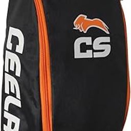 Ceela Sports Shoe Bag, Kit Bag, Boot Bag Black/Orange-image-99