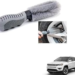 Auto Addict Car Alloy Wheel Cleaner Brush Tyre Rim for Jeep Compass-18