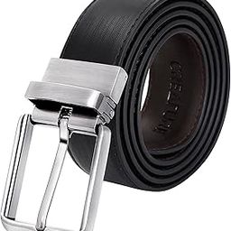 Reversible Pu-Leather Formal Belt For Men(Color-Black||Length-46 inches upto waist 40 inches||BL-06)-image-4