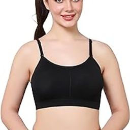 REMI001 Women's & Girls Wirefree Removable Pads Sports Bra-image-20