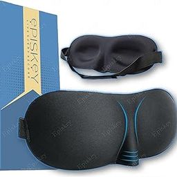 Sleep Eye Mask, 3D Contoured Eye Mask, Sleep Mask with Adjustable Strap, Soft and Comfortable Night Blindfold for Women Men, Eye Mask for Sleeping, Shift Work, Travel, Black (EYE 3D)-24