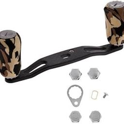ATORSE 2xCarbon Fiber Fishing Reel Handle DIY for Baitcasting Reel Replacement Yellow- Sporting Goods- Fishing- Reels- Reel Parts & Repair-image-70