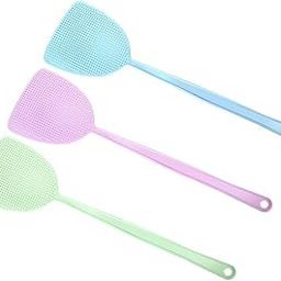 XUEYEGONGJI Plastic Fly Swatter Manual Fly Control Swat Strong Heavy Duty Flyswatter with Long Handle 3PCS Fly Swatter-2