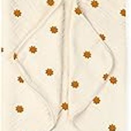 NINTARABABY Nintara Baby Hooded Towel - 100% Organic Premium Muslin Cotton, 30" x 30" (76 cm x 76 cm), Ultra-Absorbent, Soft, Breathable, Hypoallergenic, Multipurpose, Gifts for Babies & Infants-image-45